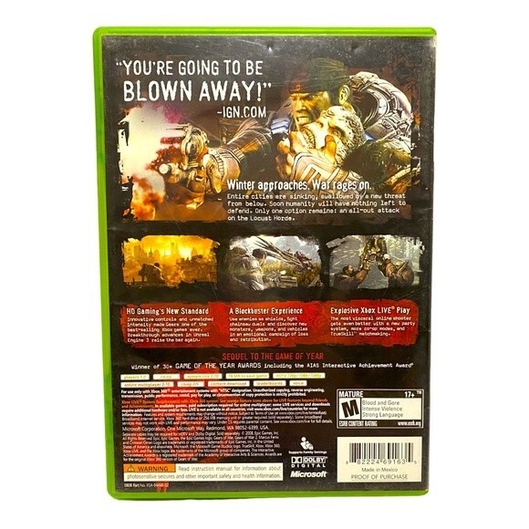 Gears of War 2 Xbox 360 - Picture 2 of 4